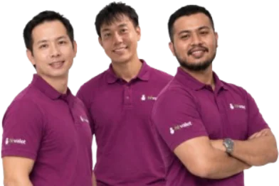 Marcus, Samuel and Din — Hi Valet drive-home valet drivers